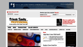 What Peprofessional.com website looked like in 2020 (4 years ago)