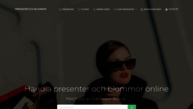 What Presenterochblommor.se website looked like in 2020 (4 years ago)