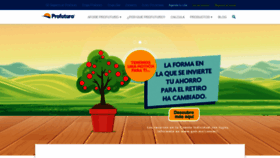 What Profuturo.mx website looked like in 2020 (4 years ago)