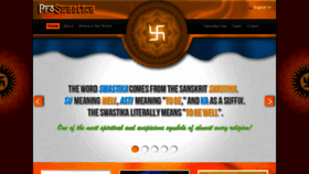 What Proswastika.org website looked like in 2020 (4 years ago)