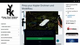 What Pimp-your-kopter.de website looked like in 2020 (4 years ago)