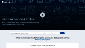 What Paypal-donations.com website looked like in 2020 (4 years ago)