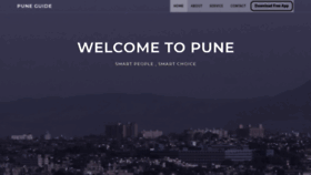 What Puneguides.in website looked like in 2020 (6 years ago)
