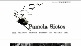 What Pamelasietos.com website looked like in 2020 (4 years ago)