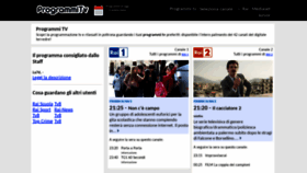 What Programmitv.com website looked like in 2020 (6 years ago)