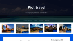 What Piotrtravel.pl website looked like in 2020 (4 years ago)