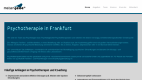 What Psychotherapie-frankfurt.de website looked like in 2020 (4 years ago)