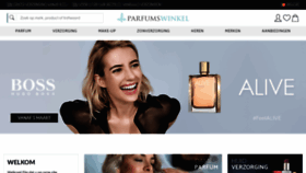 What Parfumswinkel.be website looked like in 2020 (4 years ago)