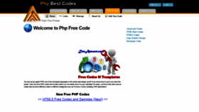 What Phpfreecode.com website looked like in 2020 (4 years ago)