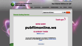 What Pubfilmonline.ws website looked like in 2020 (4 years ago)