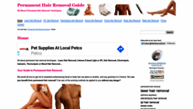 What Permanent-hair-removal-guide.com website looked like in 2020 (4 years ago)