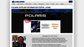 What Polarissuppliers.com website looked like in 2020 (4 years ago)