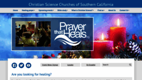 What Prayerthatheals.org website looked like in 2020 (4 years ago)