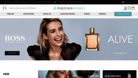 What Parfumswinkel.nl website looked like in 2020 (4 years ago)