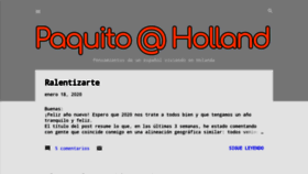 What Paquito4ever.com website looked like in 2020 (4 years ago)