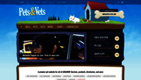 What Pets-vets.net website looked like in 2020 (4 years ago)
