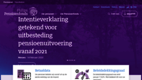 What Philipspensioenfonds.nl website looked like in 2020 (4 years ago)