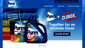 What Purex.com website looked like in 2020 (4 years ago)