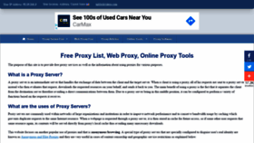 What Proxy4.pro website looked like in 2020 (4 years ago)