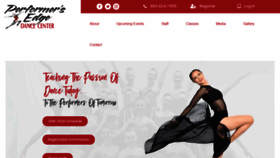 What Performersedgedance.com website looked like in 2020 (4 years ago)