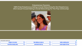 What Polyamorouspassions.com website looked like in 2020 (4 years ago)