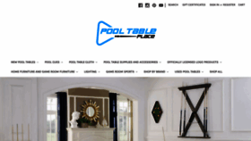 What Pooltableplace.com website looked like in 2020 (4 years ago)