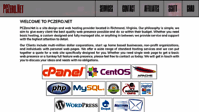 What Pczero.net website looked like in 2020 (4 years ago)