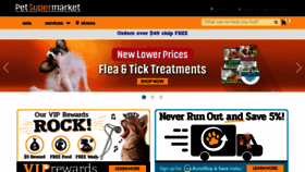What Petsupermarket.com website looked like in 2020 (4 years ago)