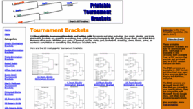 What Printabletournamentbrackets.net website looked like in 2020 (4 years ago)