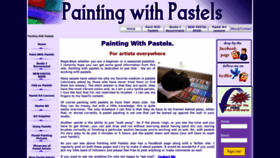 What Paintingwithpastels.com website looked like in 2020 (4 years ago)