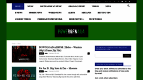What Powerofnaija.com website looked like in 2020 (4 years ago)