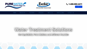 What Purewatertechnologies.com website looked like in 2020 (4 years ago)