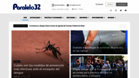What Paralelo32.com.ar website looked like in 2020 (4 years ago)