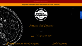 What Pizzeriapub-soprano.pl website looked like in 2020 (4 years ago)