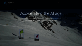 What Pilot.ai website looked like in 2020 (4 years ago)