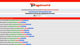 What Pagalworld.run website looked like in 2020 (4 years ago)