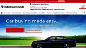What Performancehondamayfield.ca website looked like in 2020 (4 years ago)