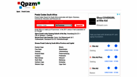 What Postalcodez.co.za website looked like in 2020 (4 years ago)