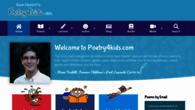 What Poetry4kids.com website looked like in 2020 (4 years ago)