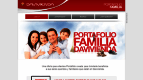 What Portafoliofamiliadavivienda.com website looked like in 2020 (4 years ago)