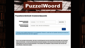 What Puzzelwoord.com website looked like in 2020 (4 years ago)