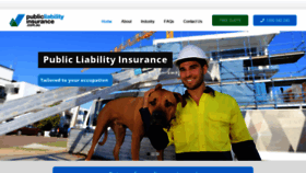What Publicliabilityinsurance.com.au website looked like in 2020 (4 years ago)