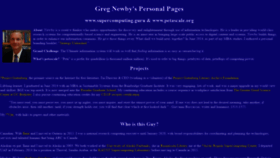 What Petascale.org website looked like in 2020 (4 years ago)