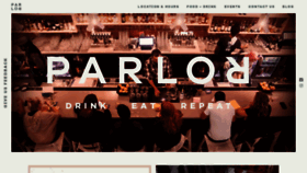 What Parlorkcmo.com website looked like in 2020 (4 years ago)