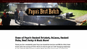 What Papasbestbatch.com website looked like in 2020 (4 years ago)