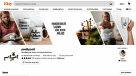 What Prettypott.de website looked like in 2020 (4 years ago)
