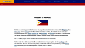 What Philatlas.com website looked like in 2020 (4 years ago)