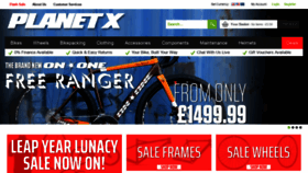 What Planetx.co.uk website looked like in 2020 (4 years ago)