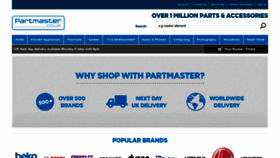 What Partmaster.co.uk website looked like in 2020 (4 years ago)
