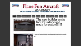 What Planefunaircraft.com website looked like in 2020 (4 years ago)